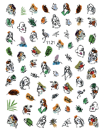 [CSDJO1121] Sticker decorativo 1121